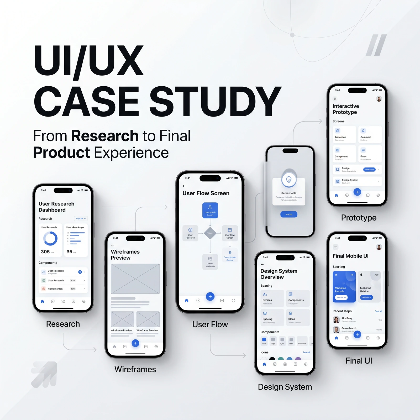 Premium UI UX interface concept